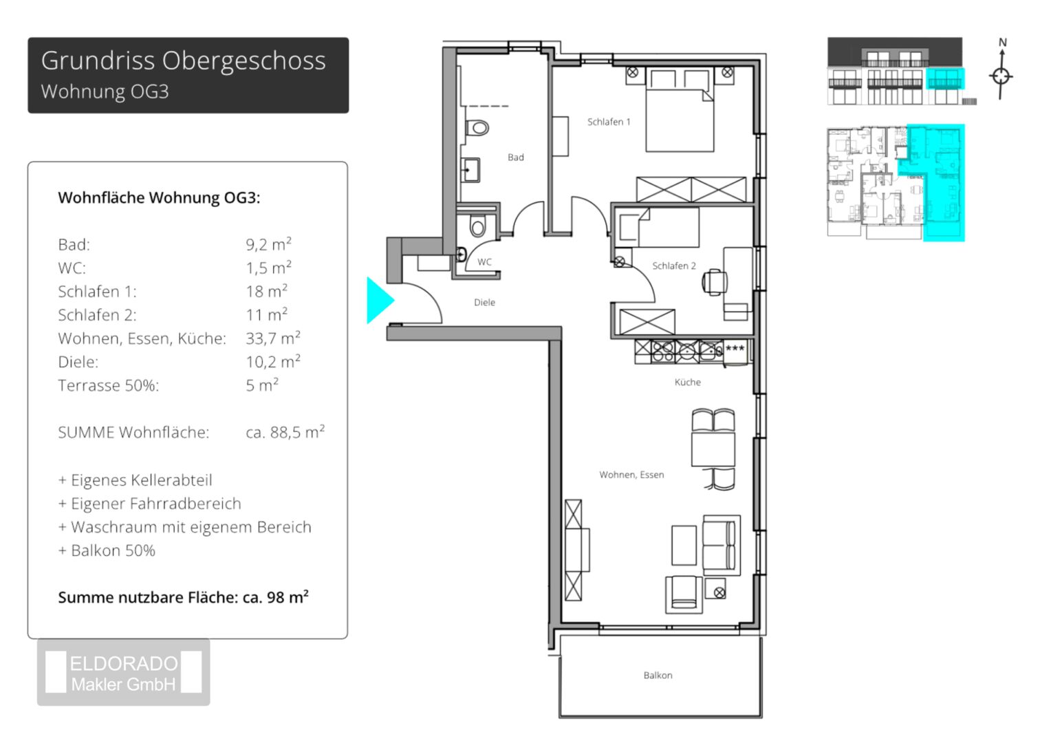 Grundriss OG3